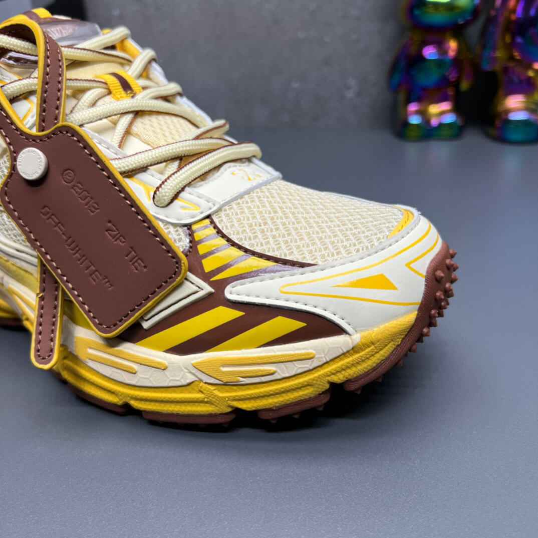 Off-White Yellow Be Right Back Sneakers