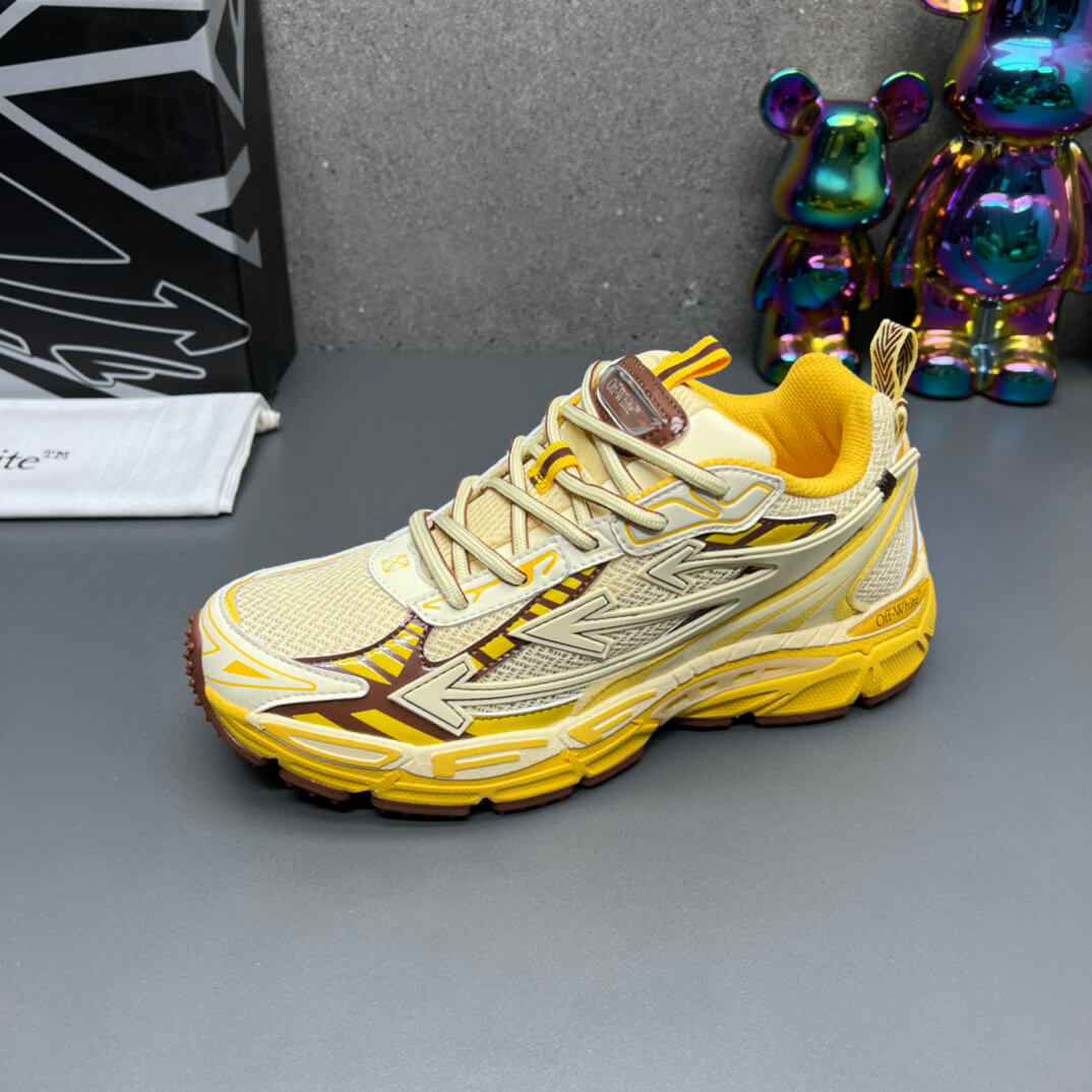 Off-White Yellow Be Right Back Sneakers