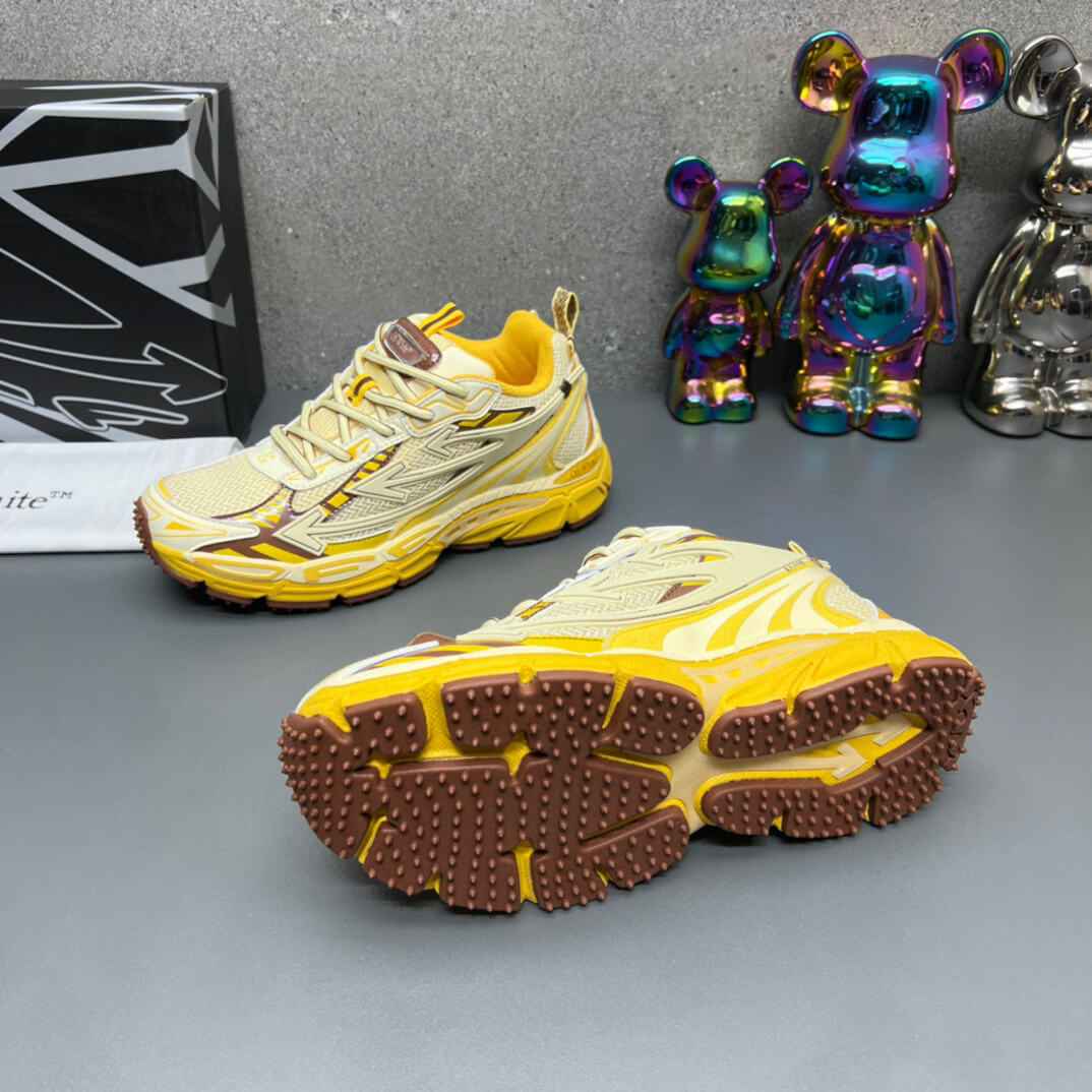 Off-White Yellow Be Right Back Sneakers