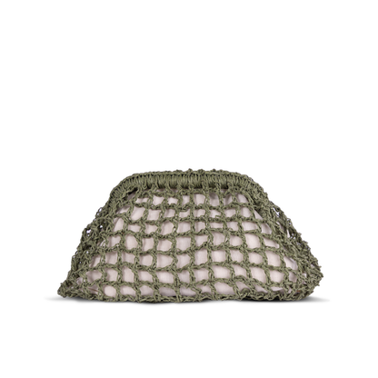 Ola Crochet Clutch Tin Marin Brand