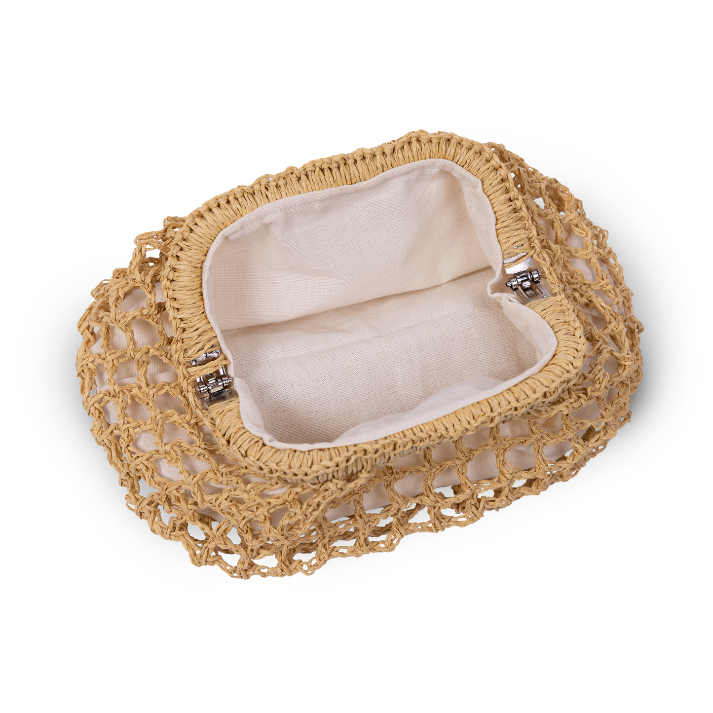 Ola Crochet Clutch Tin Marin Brand