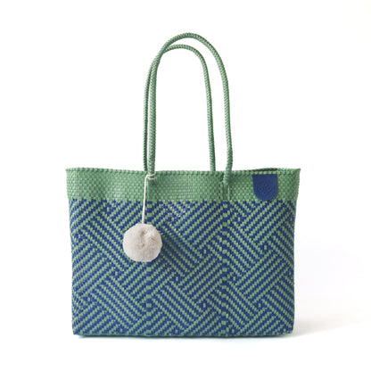 Palmera Woven Super Tote Tin Marin Brand