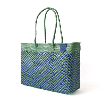Palmera Woven Super Tote Tin Marin Brand