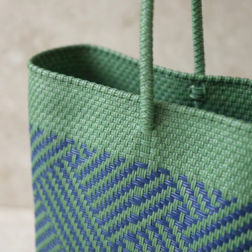 Palmera Woven Super Tote Tin Marin Brand