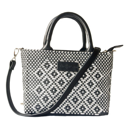 Panda Small Woven Crossbody Bag Tin Marin Brand