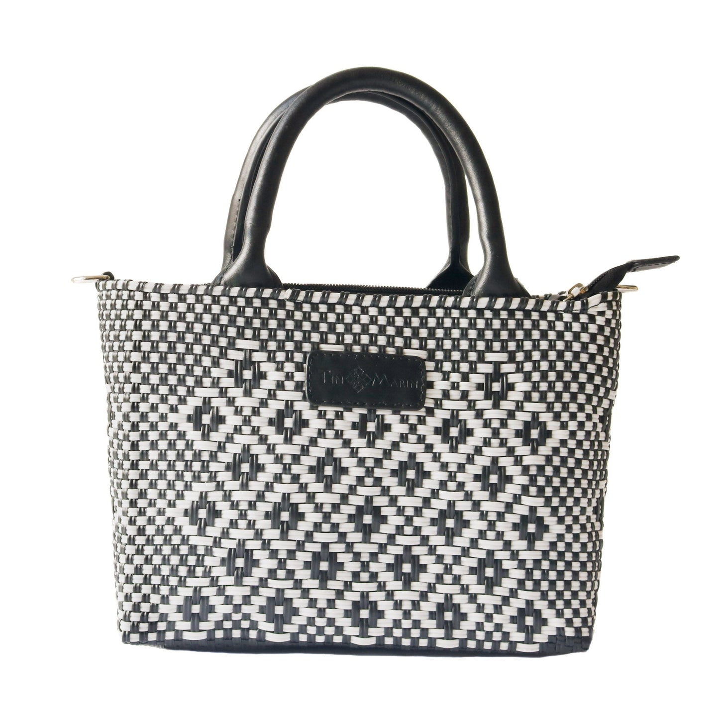 Panda Small Woven Crossbody Bag Tin Marin Brand