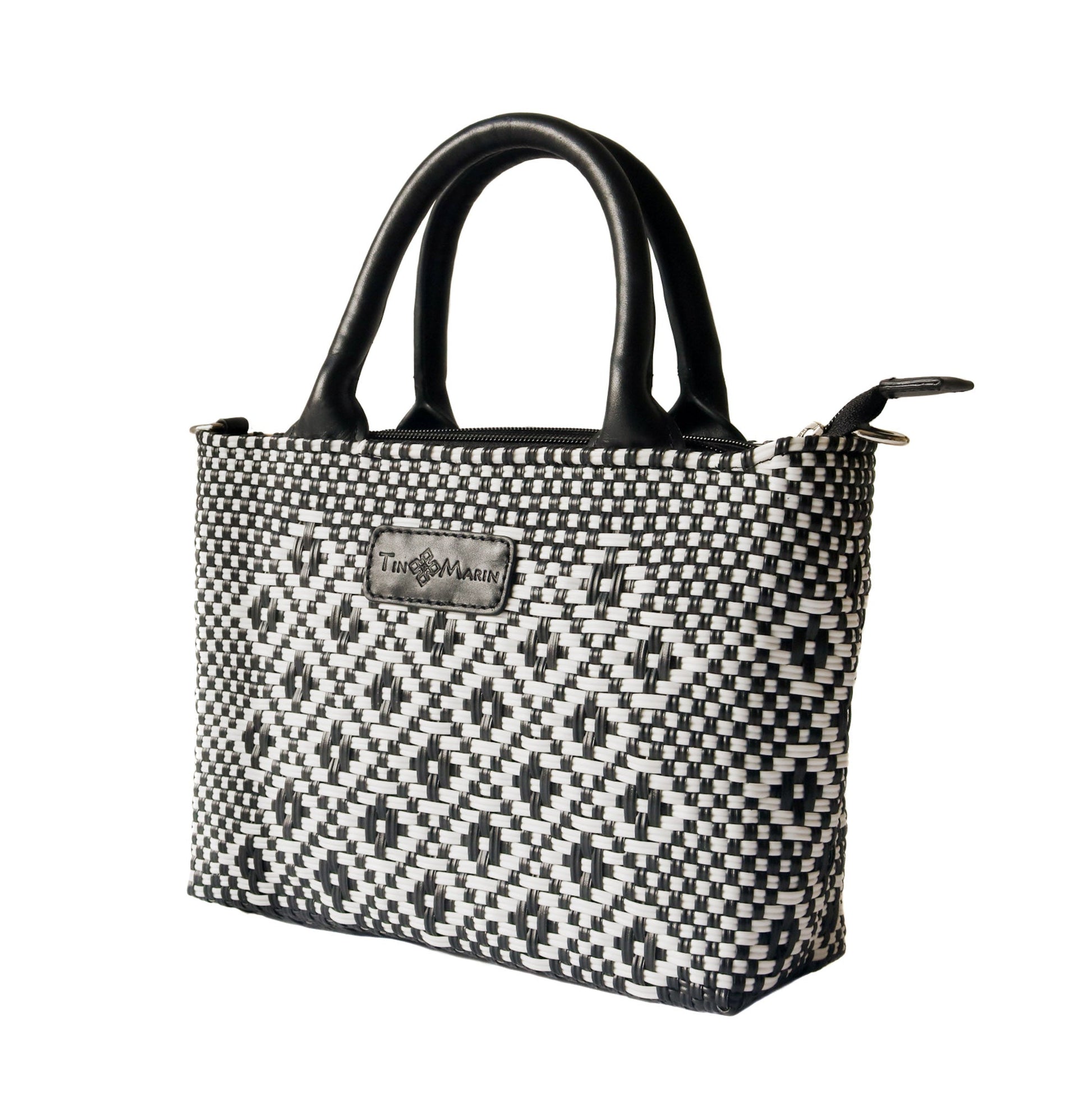 Panda Small Woven Crossbody Bag Tin Marin Brand