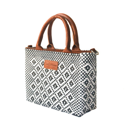 Panda Small Woven Crossbody Bag Tin Marin Brand