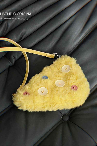 Cheese Peluche Mini Bag