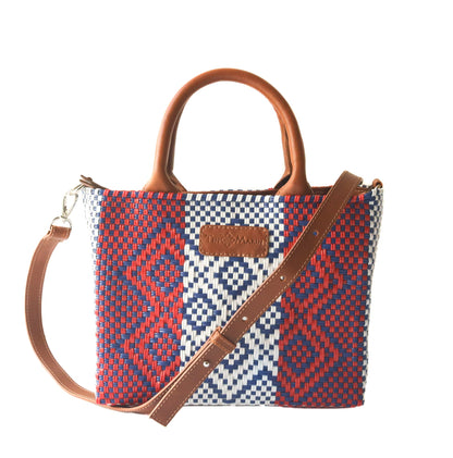 Piruli Small Woven Crossbody Tin Marin Brand