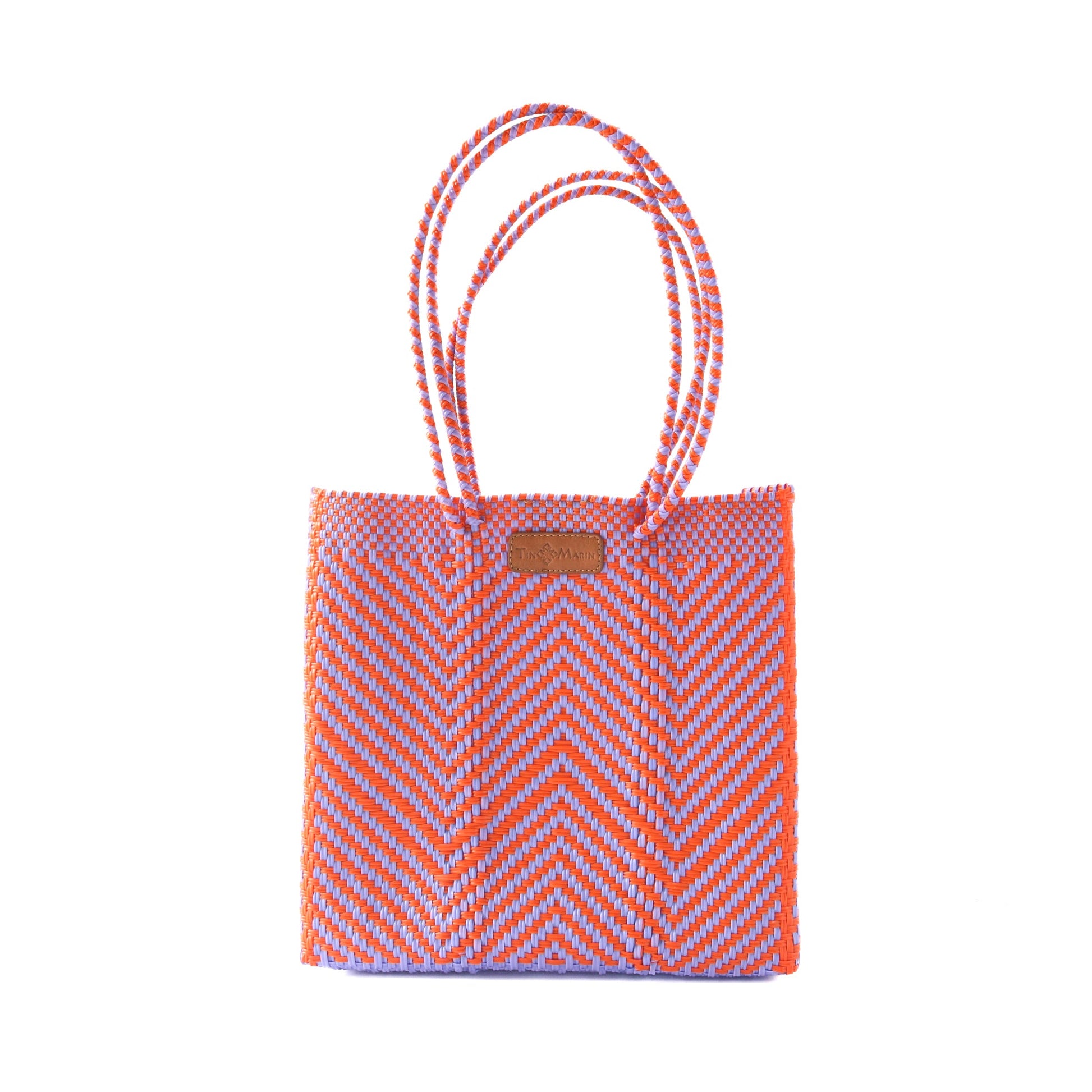 Positano Woven Tote Tin Marin Brand