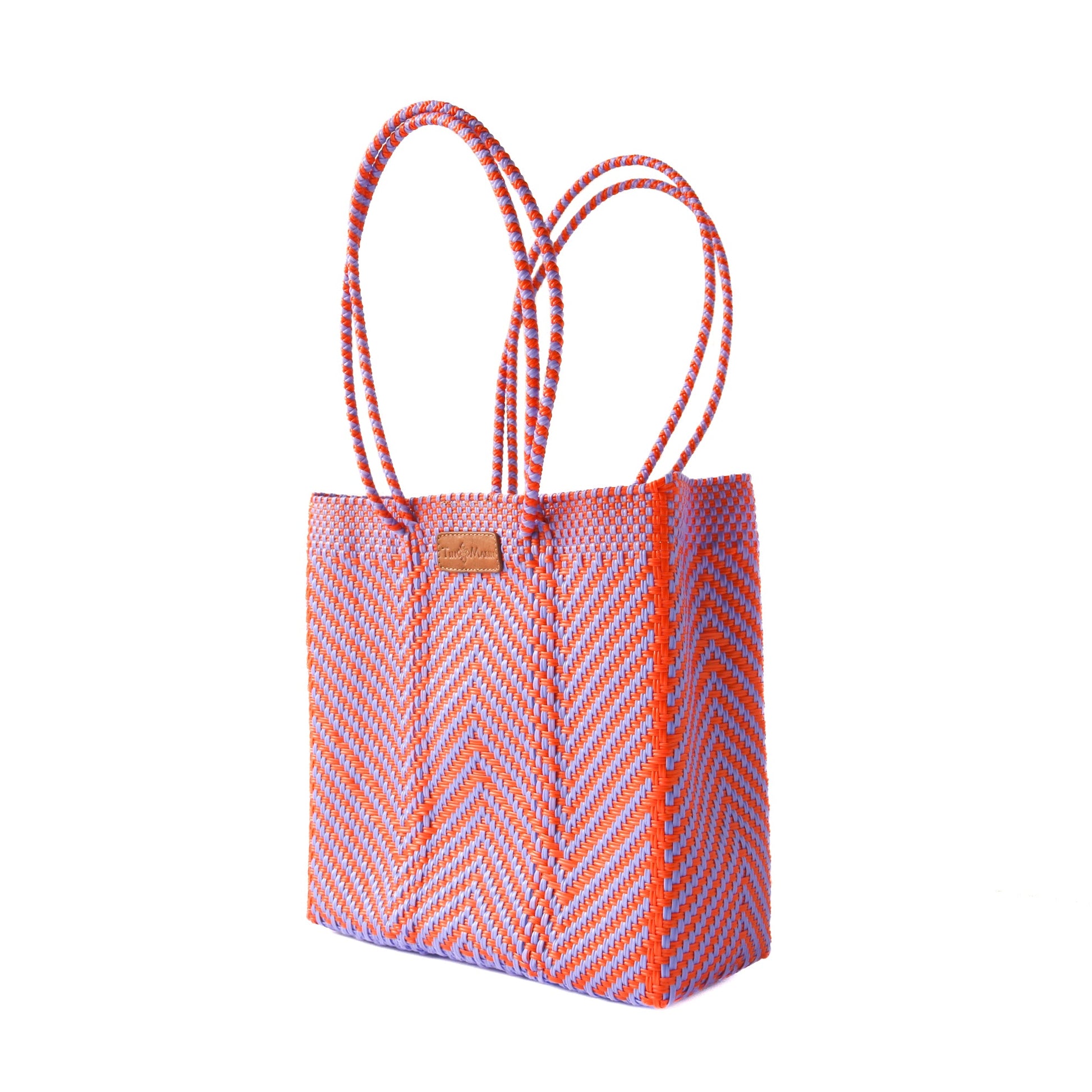 Positano Woven Tote Tin Marin Brand