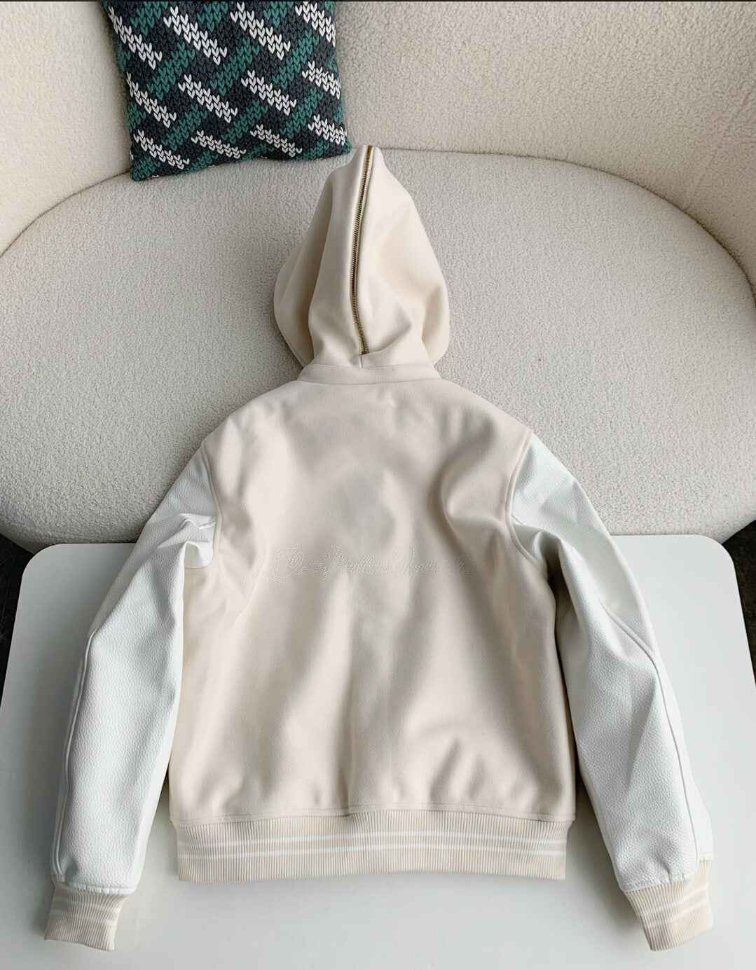 Premium Calfskin Nautical Varsity Jacket