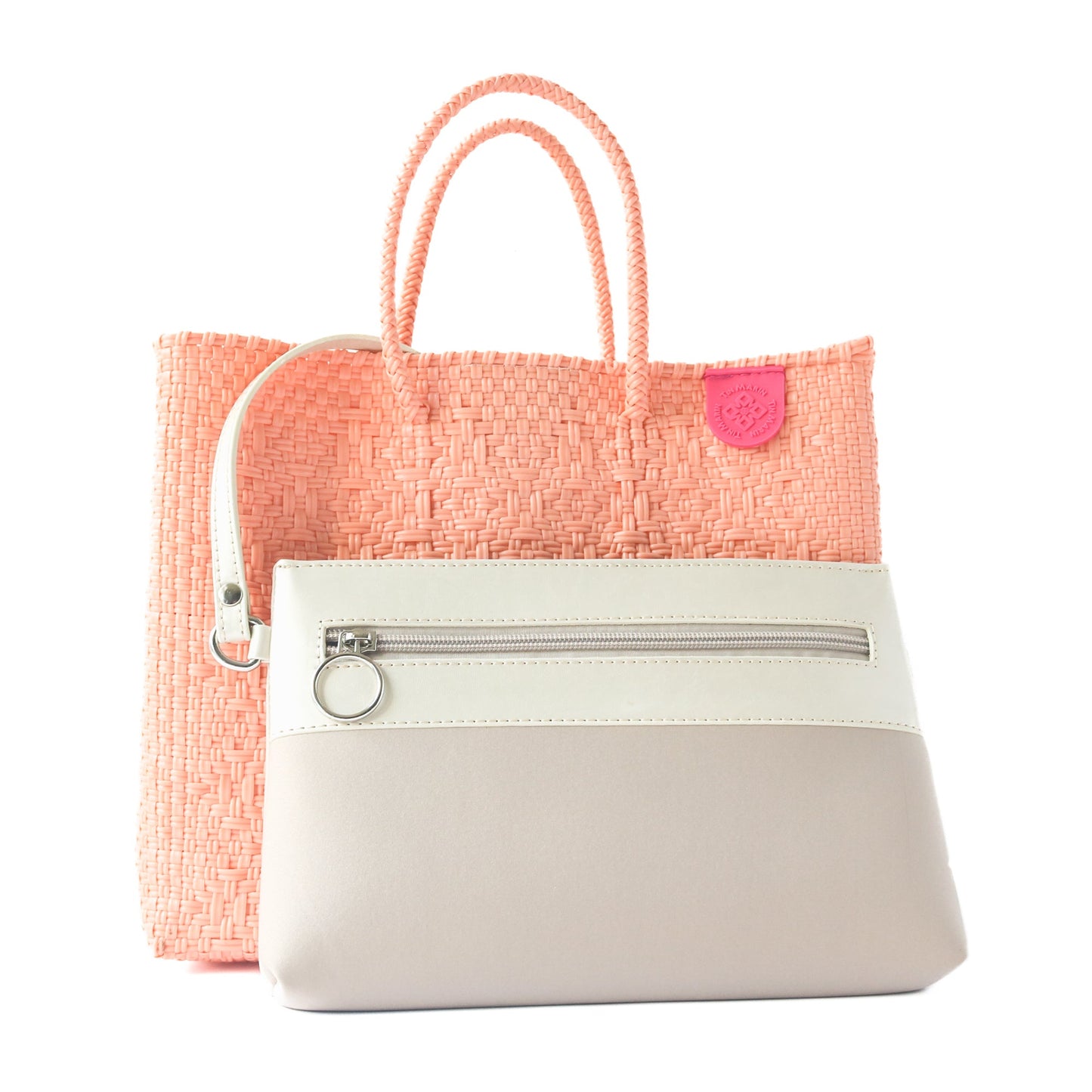 Canarias Medium Woven Resort Crossbody Bag Tin Marin Brand