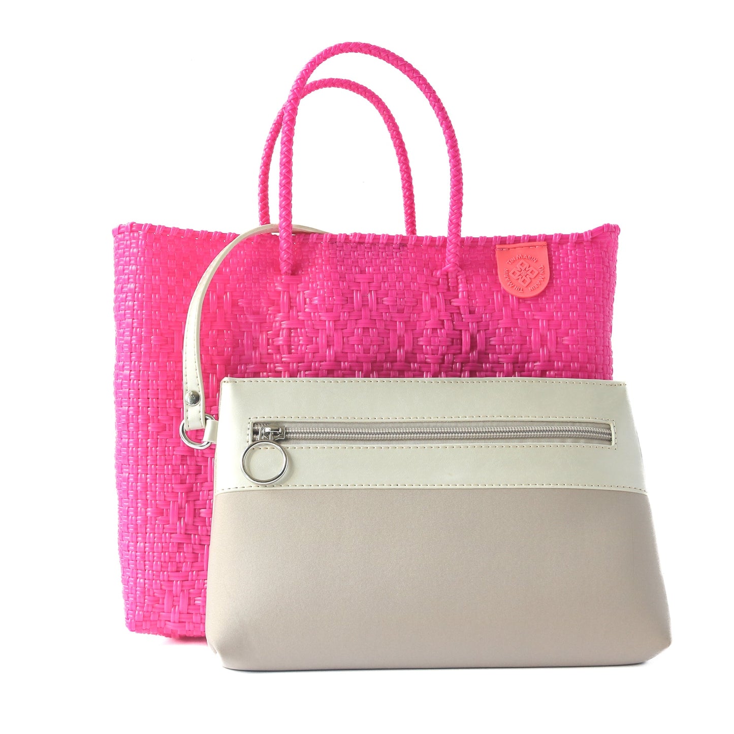 Vallarta Medium Woven Resort Crossbody Bag Tin Marin Brand