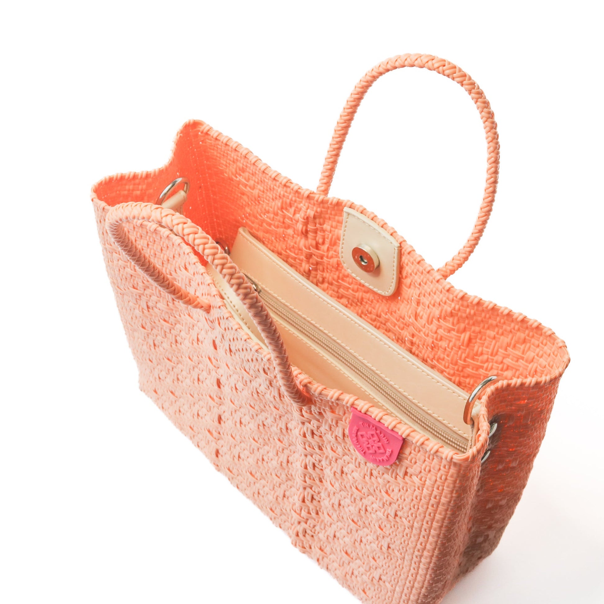 Canarias Medium Woven Resort Crossbody Bag Tin Marin Brand