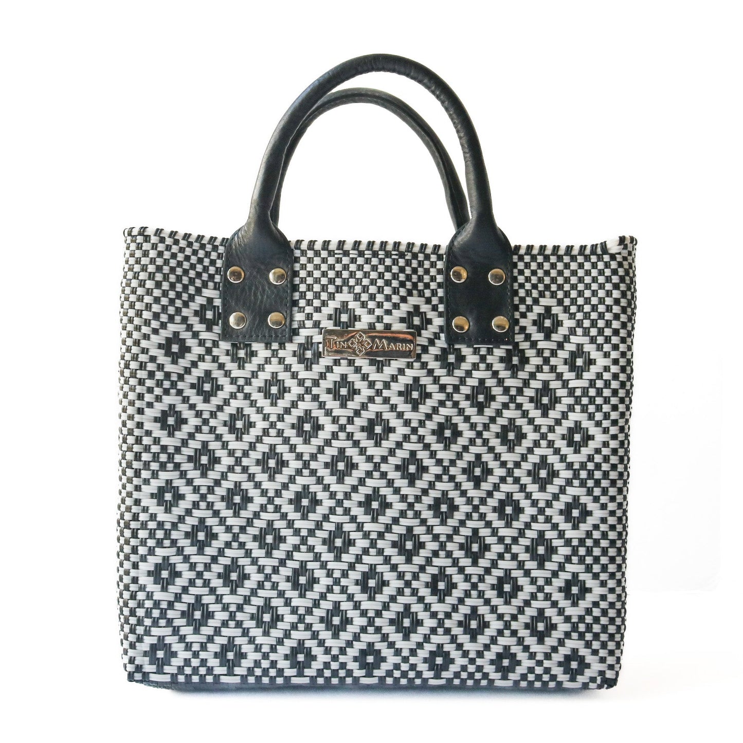 Panda Large Woven Crossbody Bag Tin Marin Brand