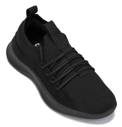 CALTO - Q130 - 2.4 Inches Taller (Black/Black Sole) - Ultra Lightweight Sneakers Tallmenshoes.com
