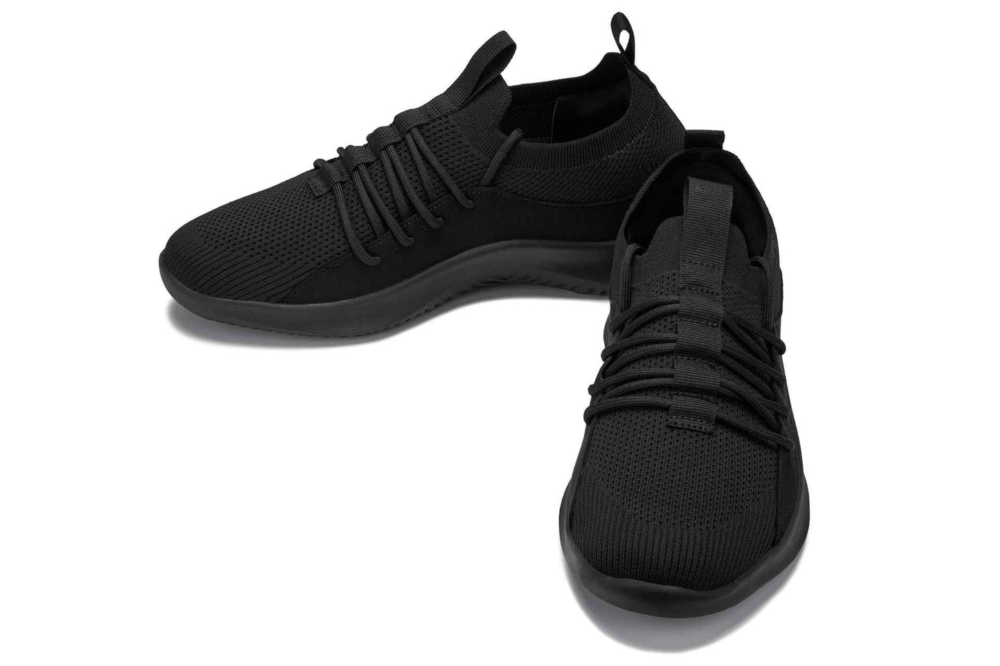 CALTO - Q130 - 2.4 Inches Taller (Black/Black Sole) - Ultra Lightweight Sneakers Tallmenshoes.com