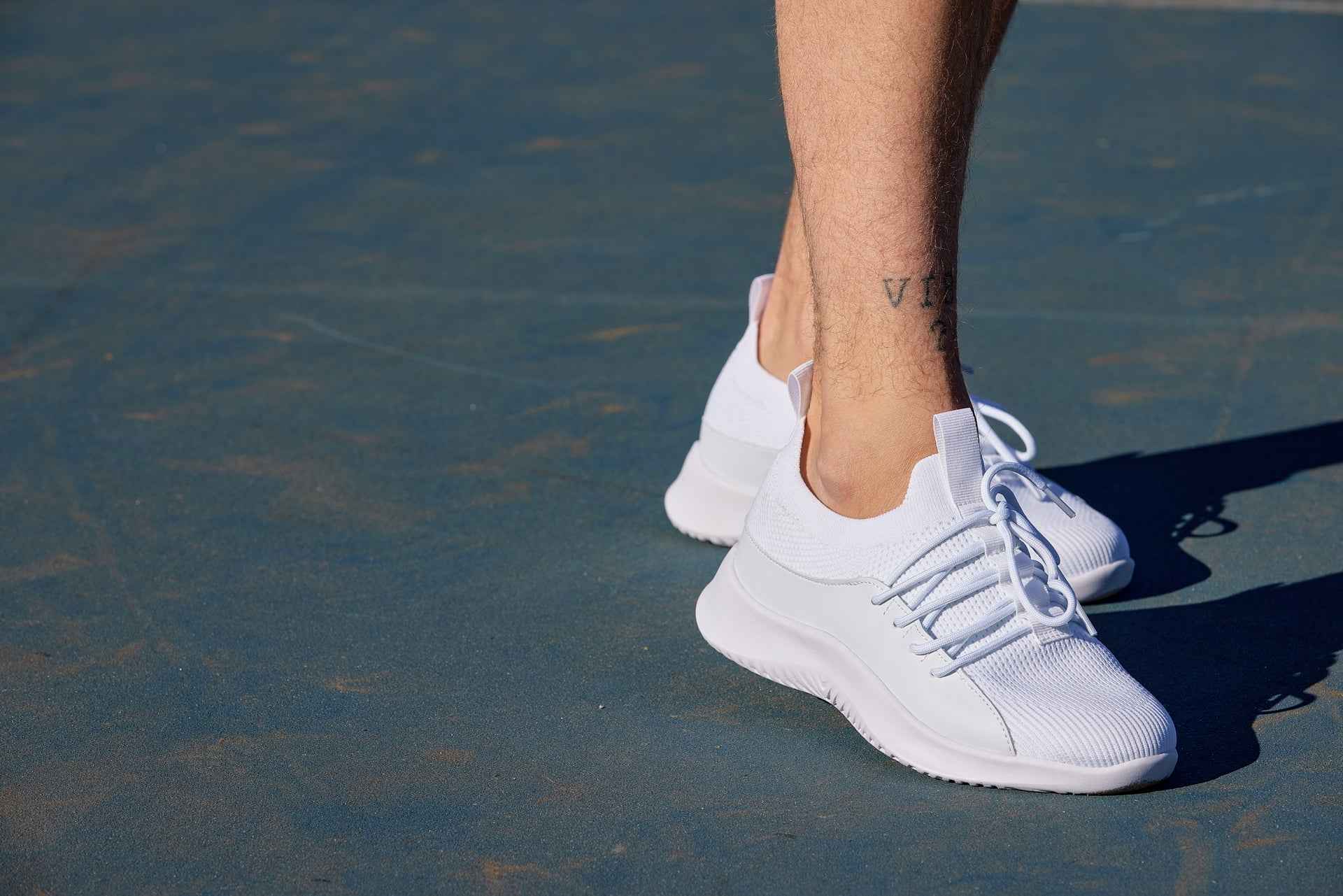 CALTO - Q131 - 2.4 Inches Taller (Off-White/White Sole) - Ultra Lightweight Sneakers Tallmenshoes.com