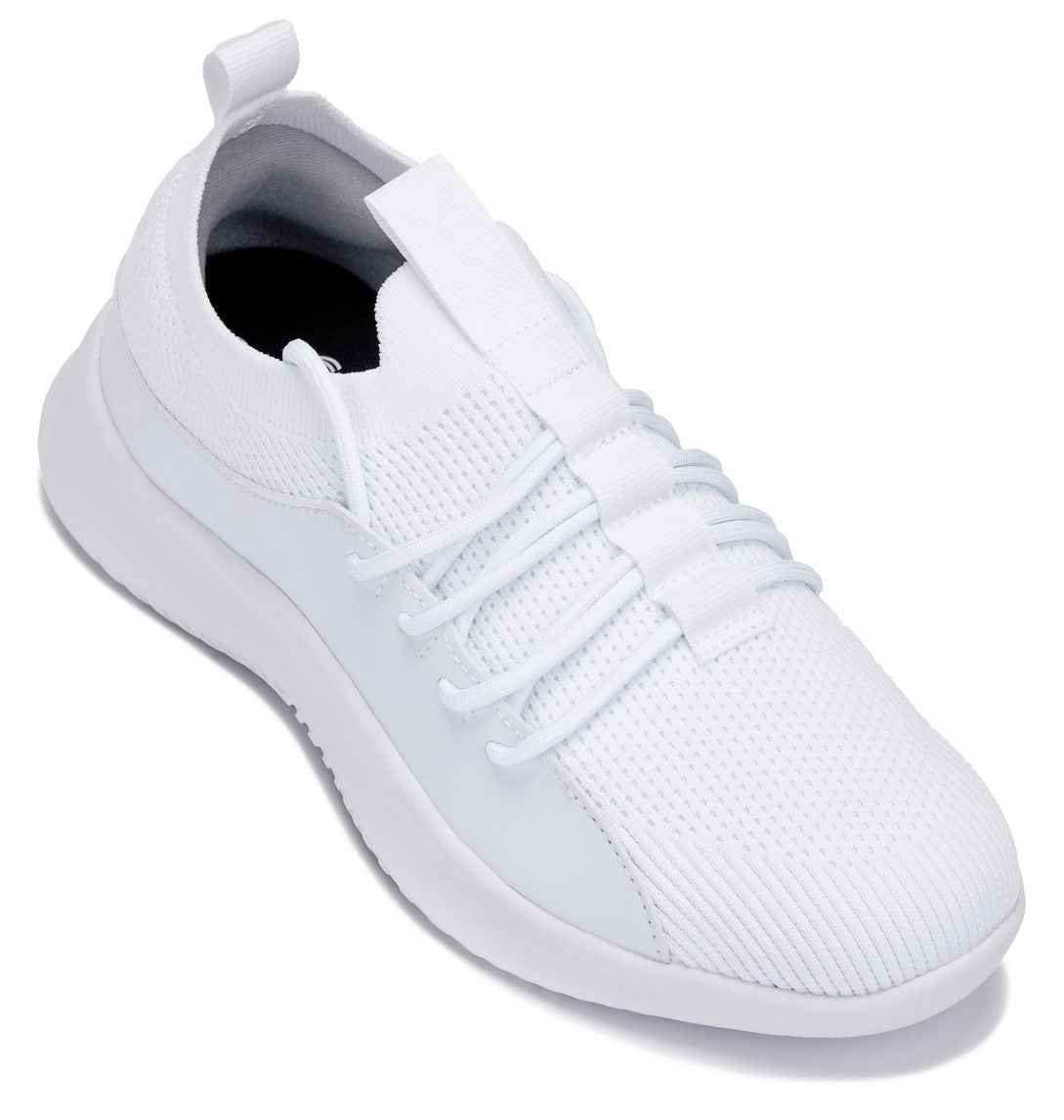 CALTO - Q131 - 2.4 Inches Taller (Off-White/White Sole) - Ultra Lightweight Sneakers Tallmenshoes.com