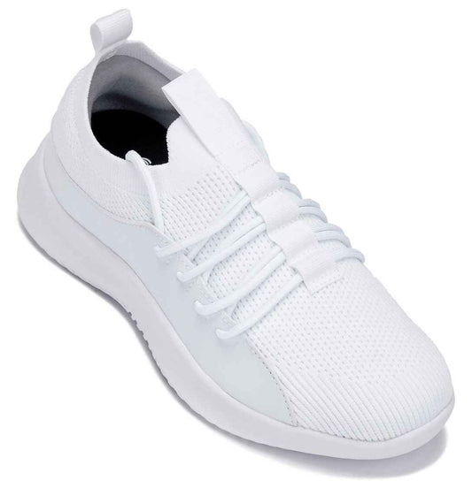 CALTO - Q131 - 2.4 Inches Taller (Off-White/White Sole) - Ultra Lightweight Sneakers Tallmenshoes.com
