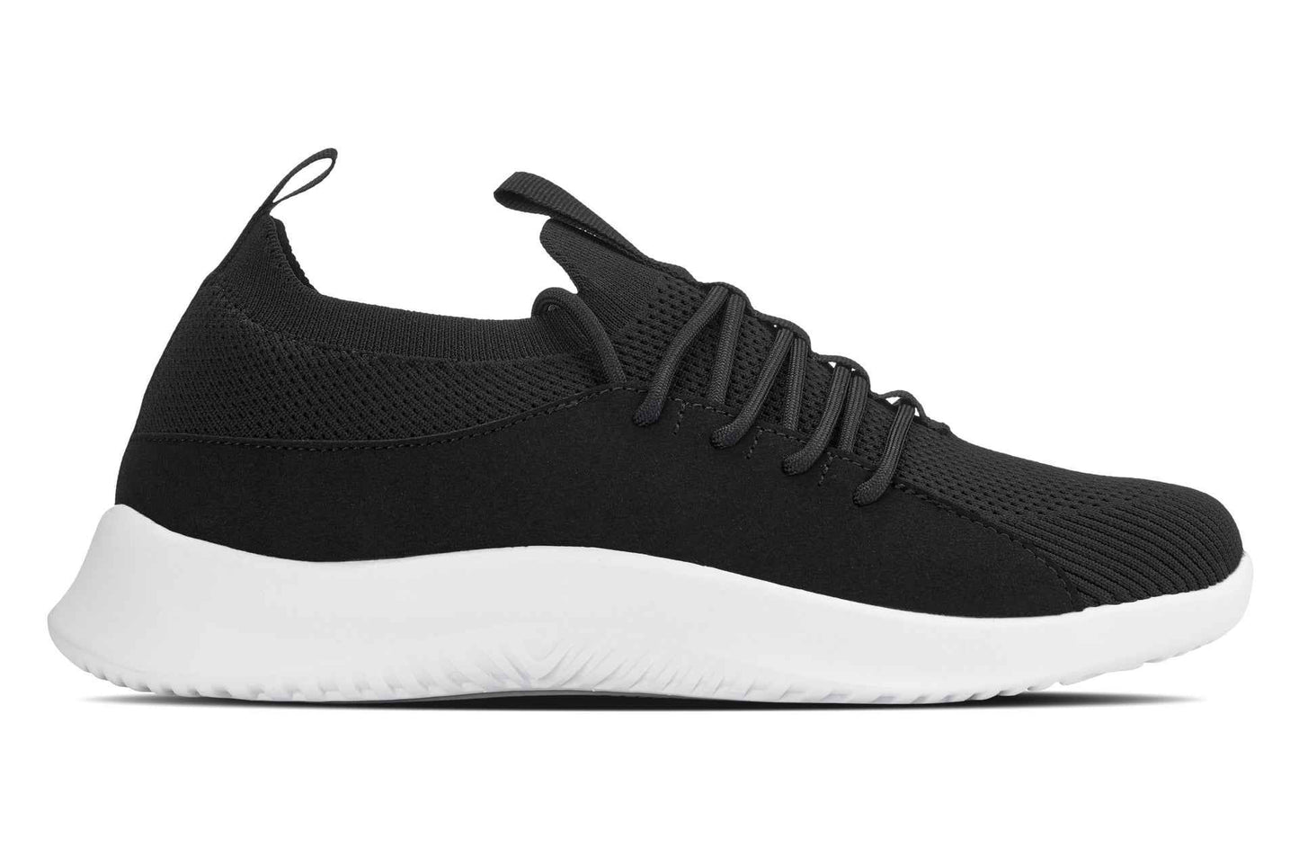 CALTO - Q132 - 2.4 Inches Taller (Black/White Sole) - Ultra Lightweight Sneakers Tallmenshoes.com