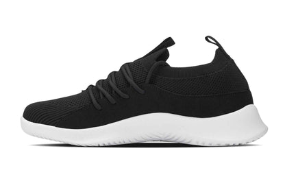 CALTO - Q132 - 2.4 Inches Taller (Black/White Sole) - Ultra Lightweight Sneakers Tallmenshoes.com