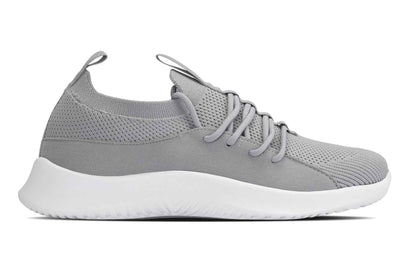 CALTO - Q134 - 2.4 Inches Taller (Light Gray/White Sole) - Ultra Lightweight Sneakers Tallmenshoes.com