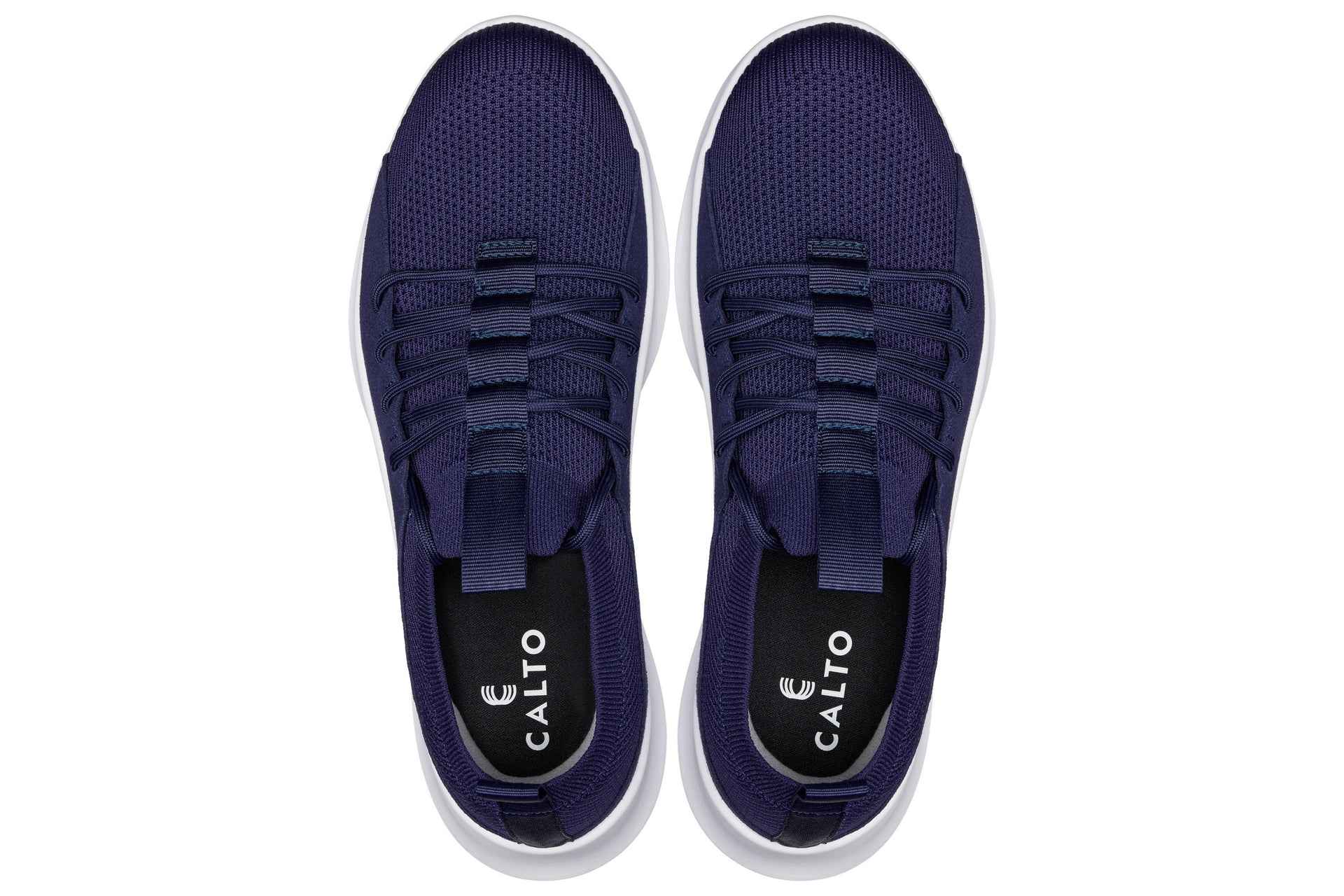 CALTO - Q135 - 2.4 Inches Taller (Navy/White Sole) - Ultra Lightweight Sneakers Tallmenshoes.com