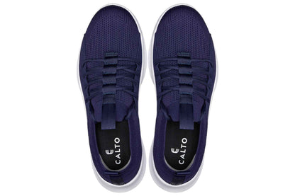 CALTO - Q135 - 2.4 Inches Taller (Navy/White Sole) - Ultra Lightweight Sneakers Tallmenshoes.com