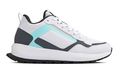 CALTO - Q151  - 2.4 Inches Taller (White/Grey) Tallmenshoes.com