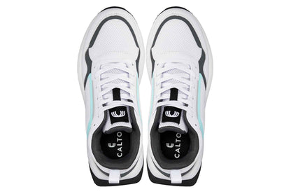 CALTO - Q151  - 2.4 Inches Taller (White/Grey) Tallmenshoes.com