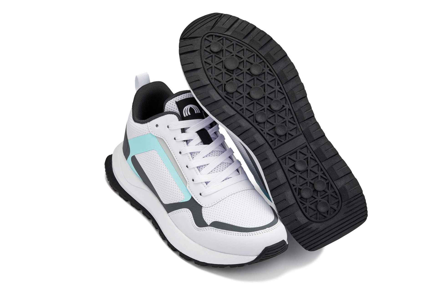 CALTO - Q151  - 2.4 Inches Taller (White/Grey) Tallmenshoes.com