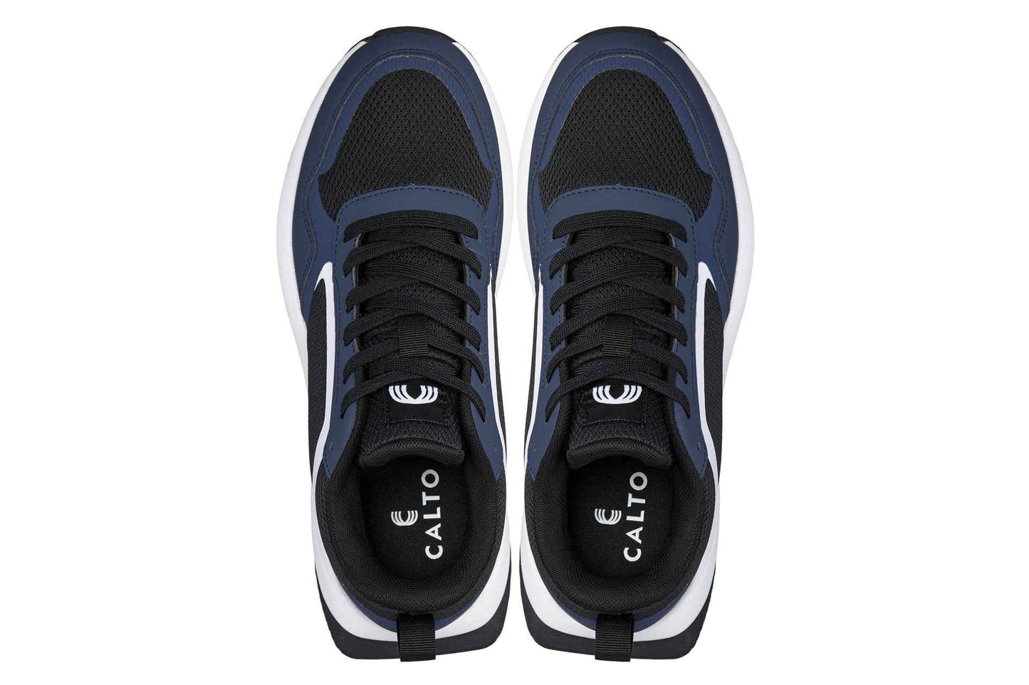 CALTO - Q152  - 2.4 Inches Taller (Navy/Black) Tallmenshoes.com