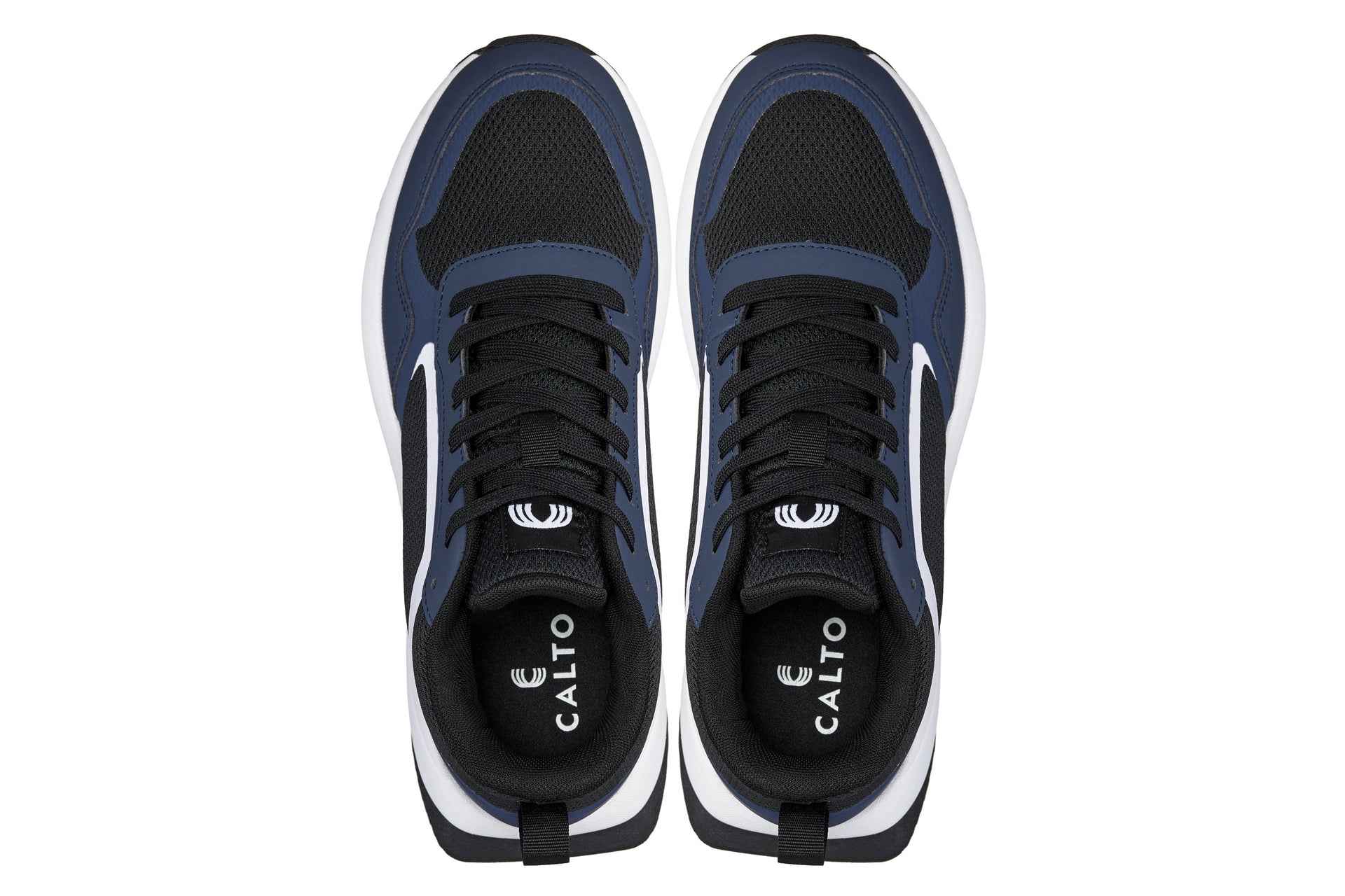 CALTO - Q152  - 2.4 Inches Taller (Navy/Black) Tallmenshoes.com