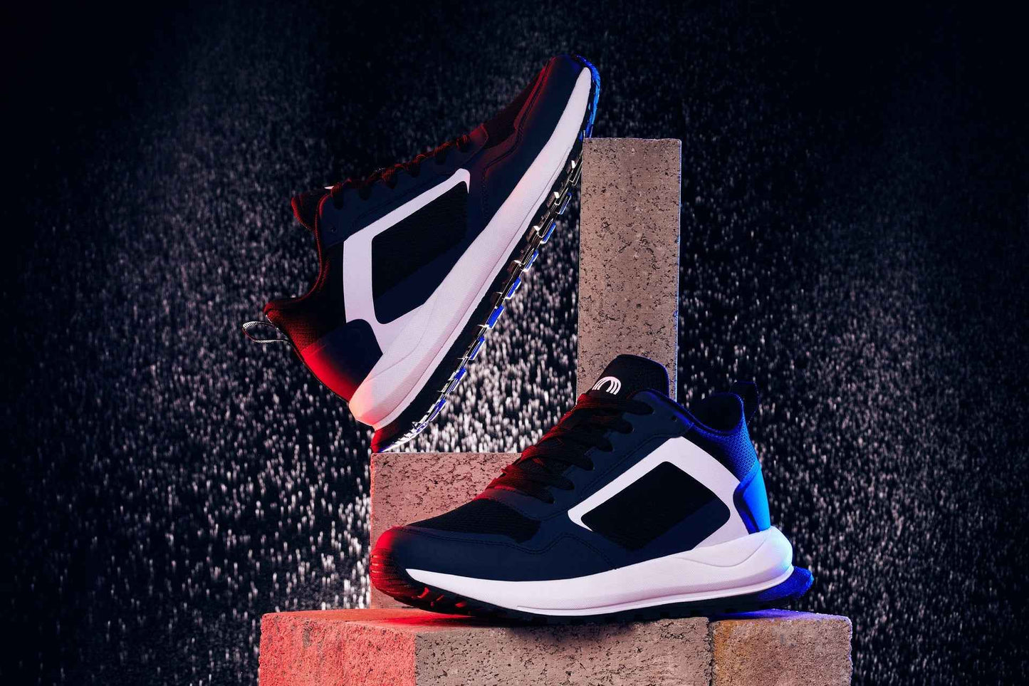 CALTO - Q152  - 2.4 Inches Taller (Navy/Black) Tallmenshoes.com