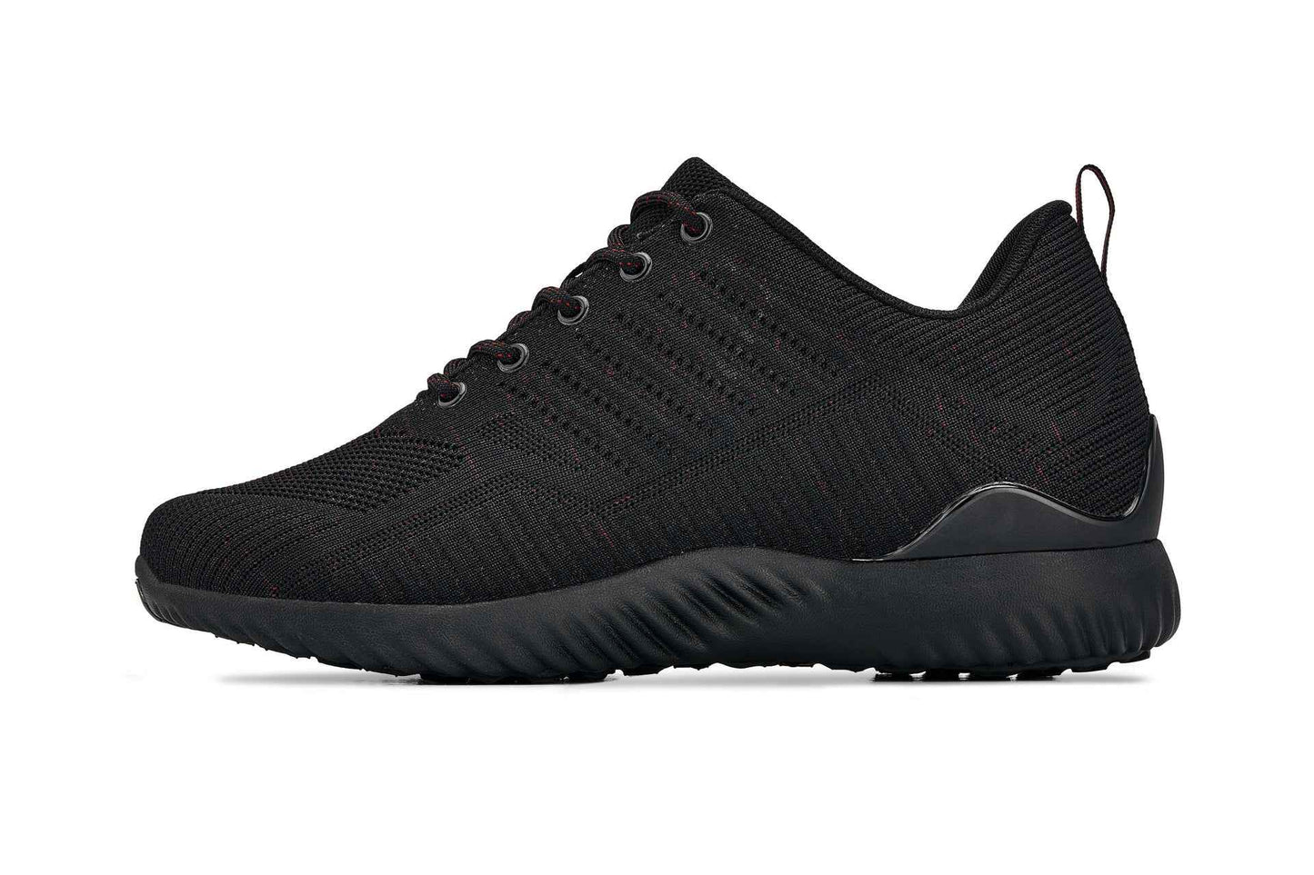 CALTO - Q211 - 2.6 Inches Taller (Black/Red) - Ultra Lightweight Tallmenshoes.com
