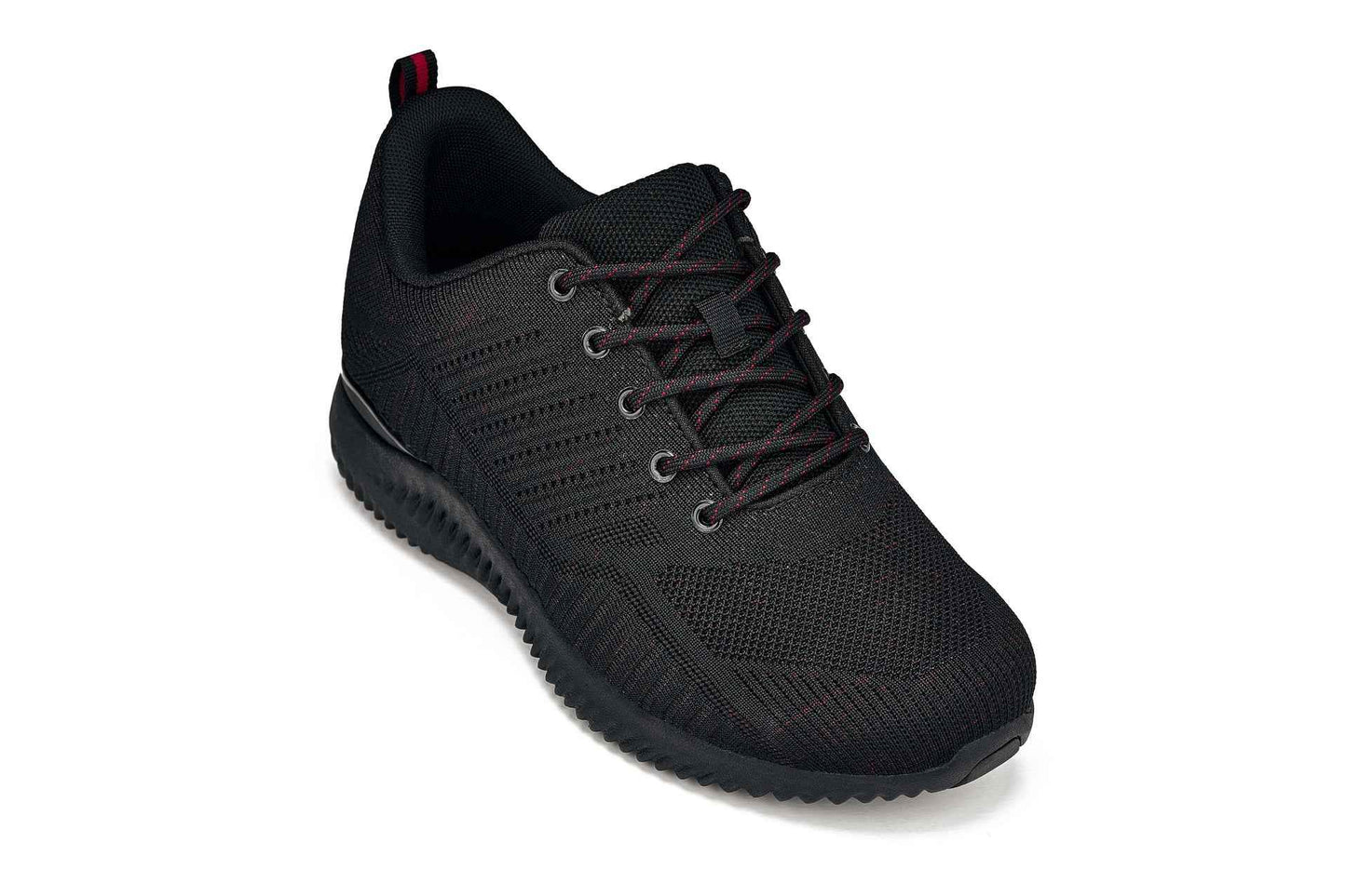 CALTO - Q211 - 2.6 Inches Taller (Black/Red) - Ultra Lightweight Tallmenshoes.com