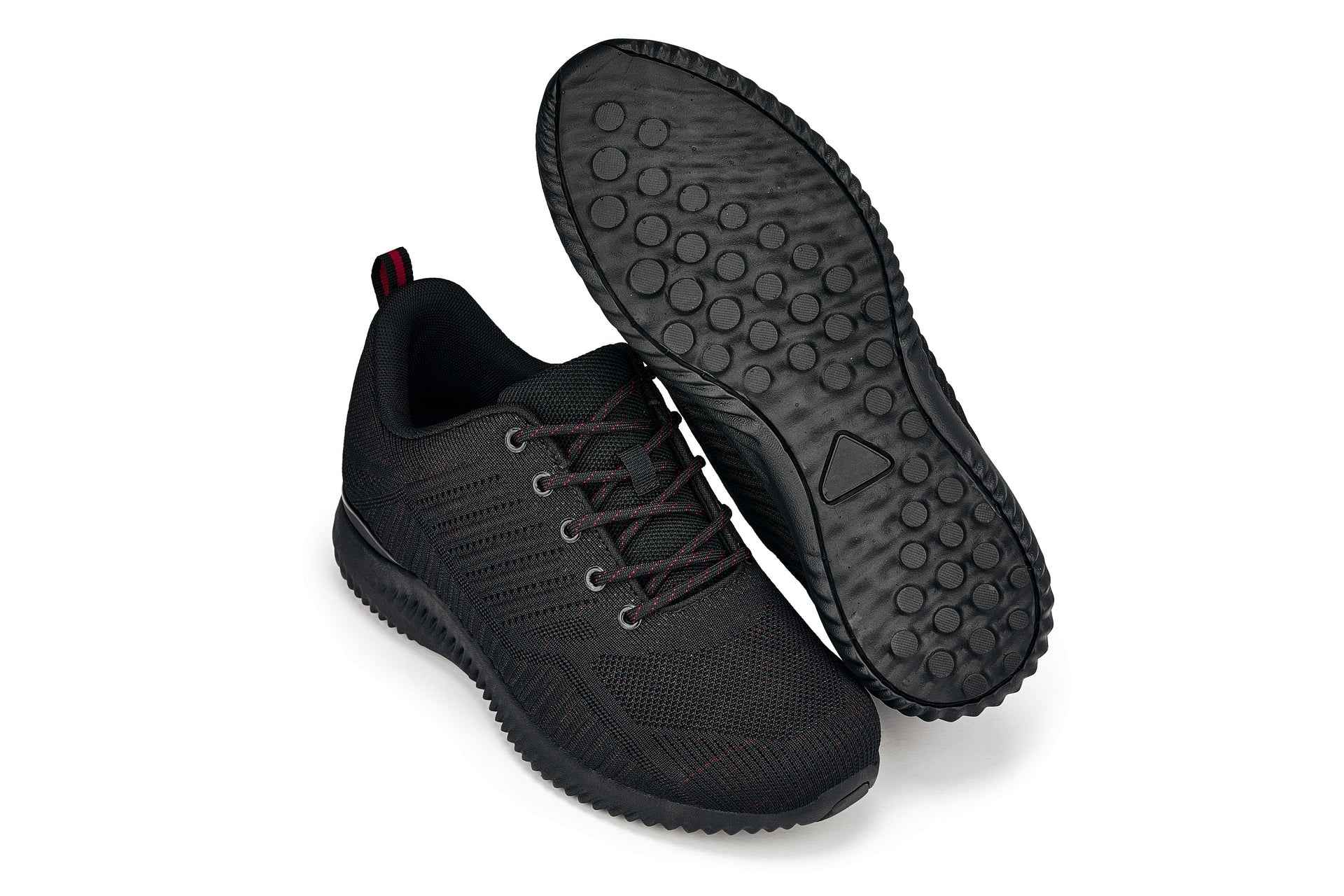 CALTO - Q211 - 2.6 Inches Taller (Black/Red) - Ultra Lightweight Tallmenshoes.com
