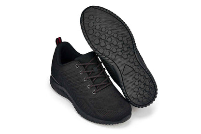 CALTO - Q211 - 2.6 Inches Taller (Black/Red) - Ultra Lightweight Tallmenshoes.com