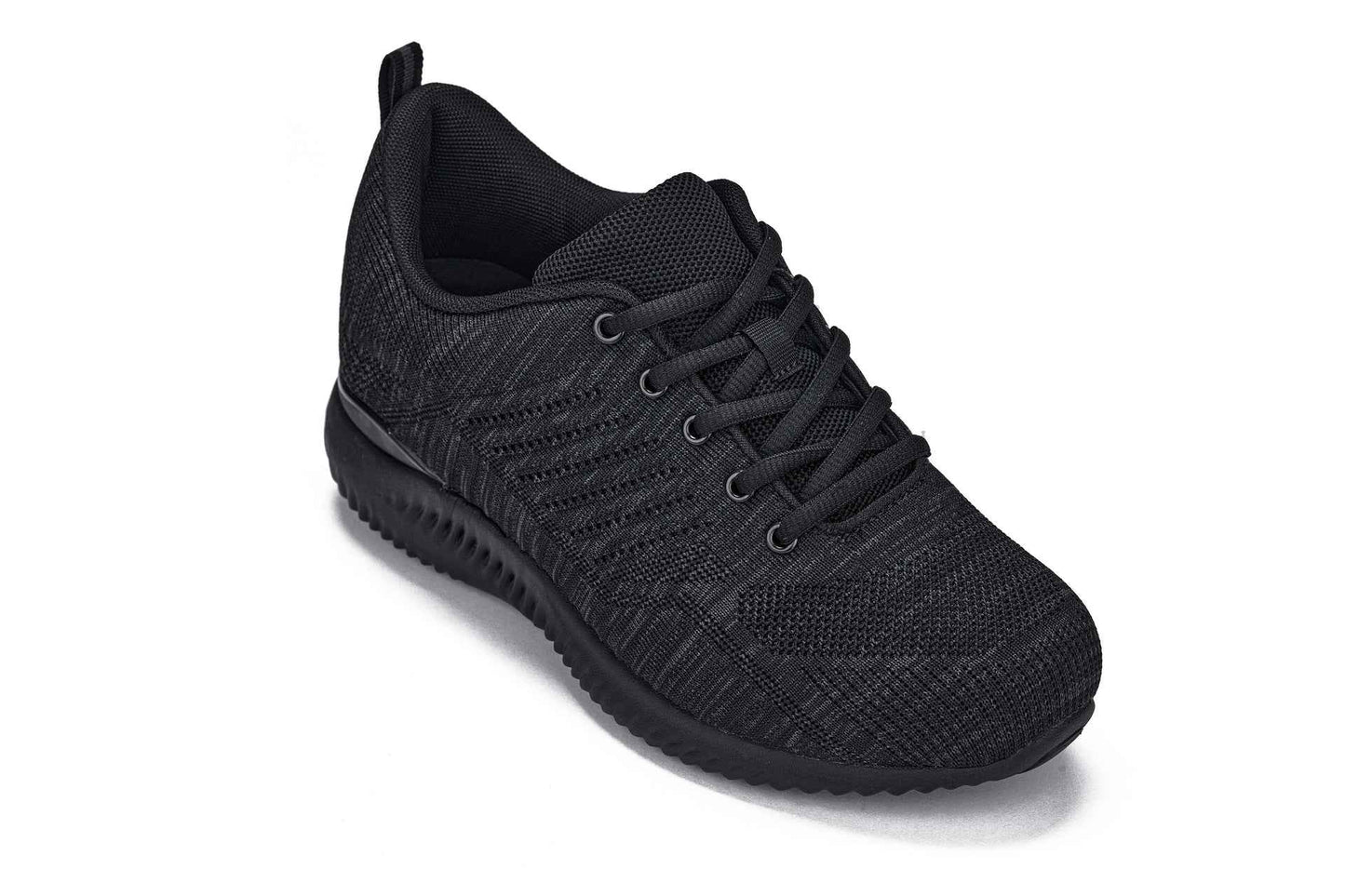 CALTO - Q213 - 2.6 Inches Taller (Black/Charcoal Grey) - Ultra Lightweight Tallmenshoes.com