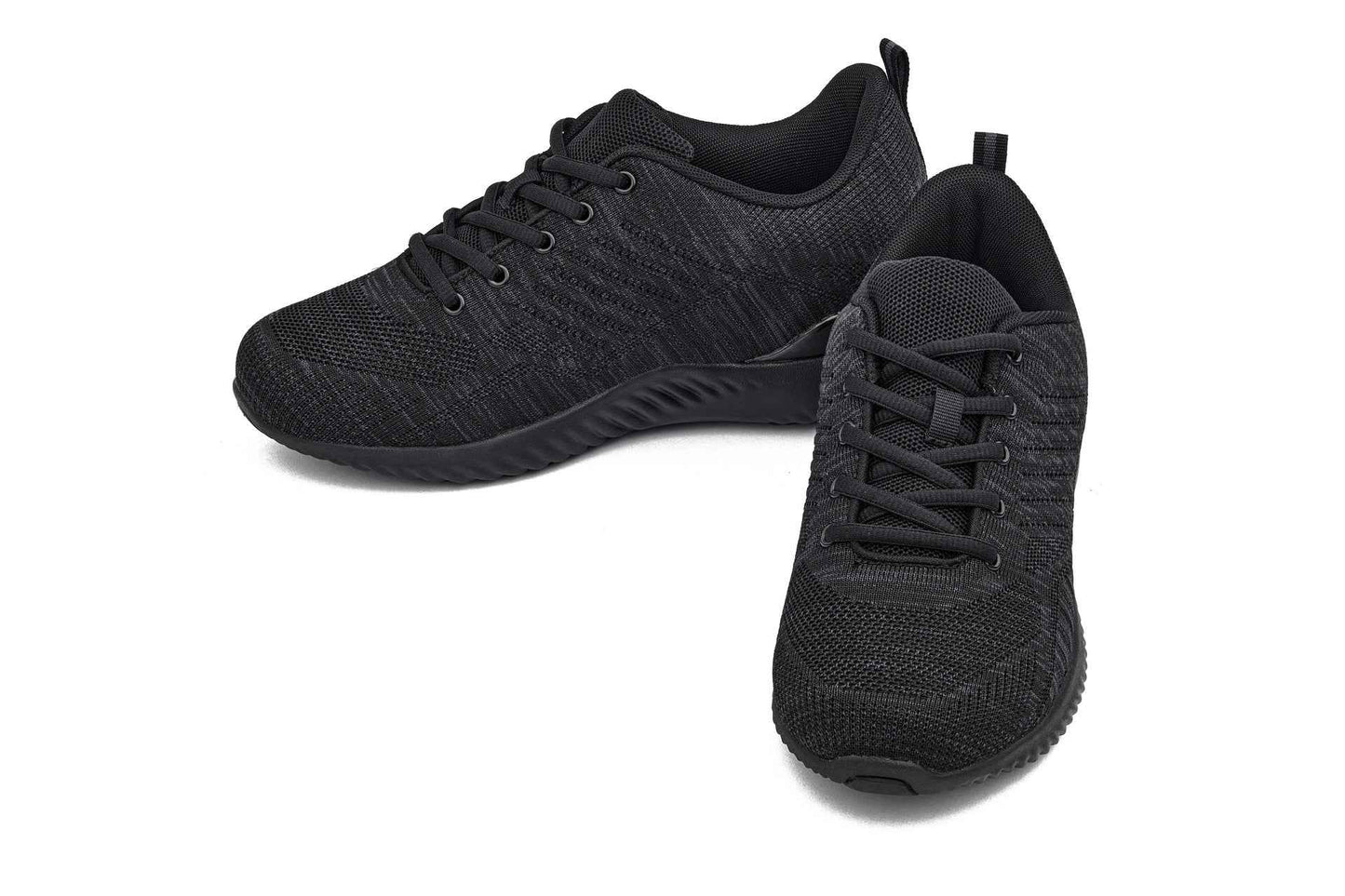 CALTO - Q213 - 2.6 Inches Taller (Black/Charcoal Grey) - Ultra Lightweight Tallmenshoes.com