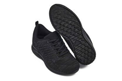 CALTO - Q213 - 2.6 Inches Taller (Black/Charcoal Grey) - Ultra Lightweight Tallmenshoes.com
