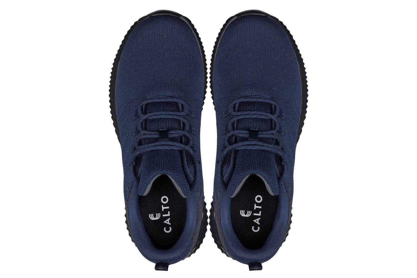 CALTO - Q217 - 2.8 Inches Taller (Navy/Grey) - Ultra Lightweight Tallmenshoes.com