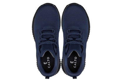CALTO - Q217 - 2.8 Inches Taller (Navy/Grey) - Ultra Lightweight Tallmenshoes.com