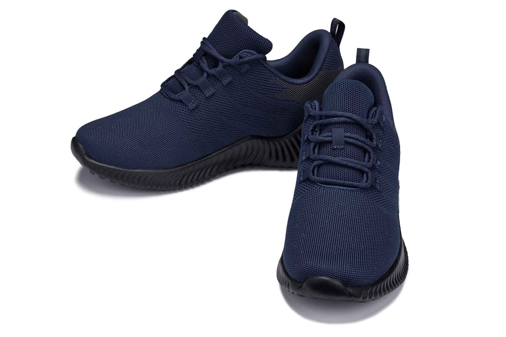 CALTO - Q217 - 2.8 Inches Taller (Navy/Grey) - Ultra Lightweight Tallmenshoes.com