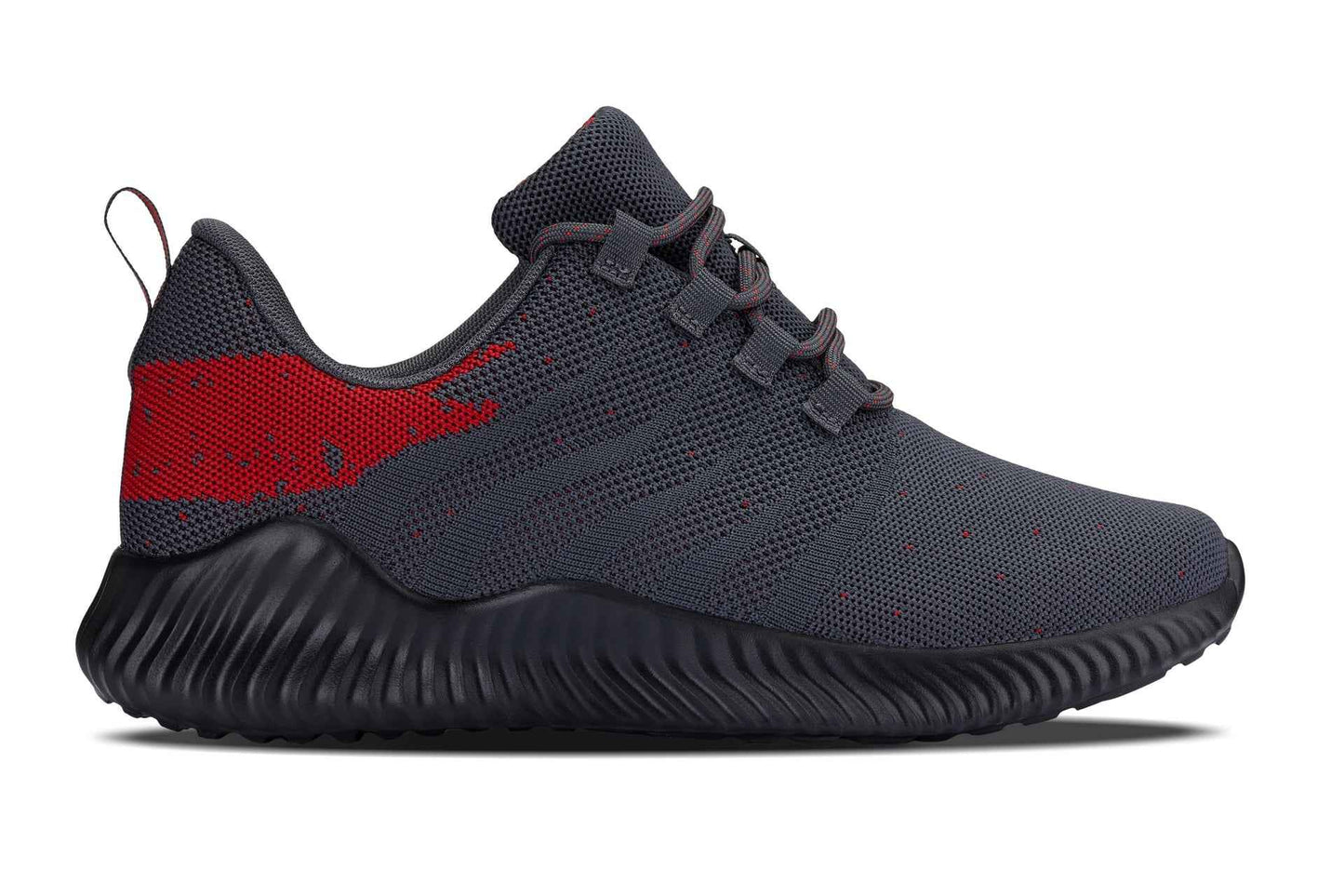 CALTO - Q218 - 2.8 Inches Taller (Grey/Red) - Ultra Lightweight Tallmenshoes.com