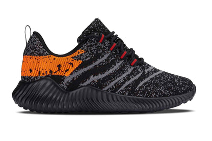CALTO - Q219 - 2.8 Inches Taller (Neon Orange/Black/Grey) - Ultra Lightweight Tallmenshoes.com