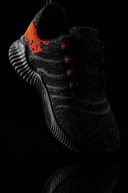 CALTO - Q219 - 2.8 Inches Taller (Neon Orange/Black/Grey) - Ultra Lightweight Tallmenshoes.com